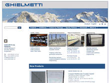 Tablet Screenshot of ghielmetti.ch